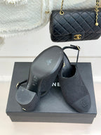 CC 26 Slingback Black Corduroy Grosgrain 609984