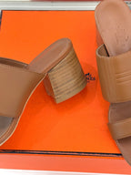 HM 26WF Monica 60 Sandal Brown Sheepskin 642859