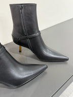 LEE BOOTS IN BLACK SMOOTH CALFSKIN