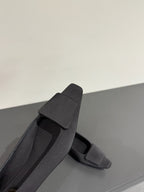 POPPY BALLET FLATS IN BLACK SILK