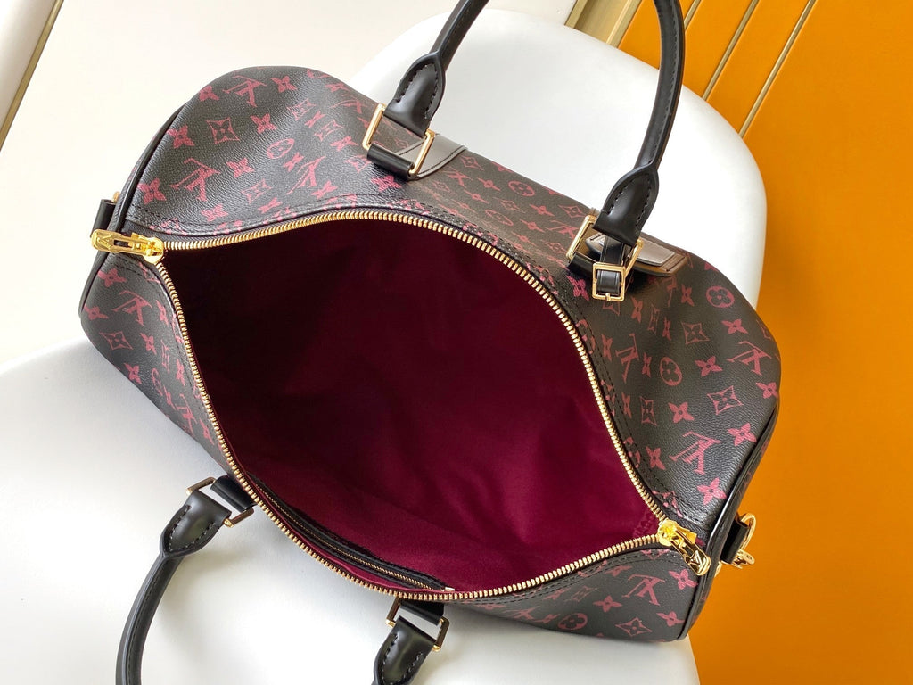 KEEPALL BANDOULIÈRE 45 IN BLACK MONOGRAM TOMETTE CANVAS