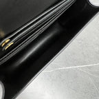 Celine WOC Triomphe Black Cowhide