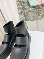 The Row 2025 Boot Black Sheepskin 576058