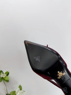 PRA 26SS Pumps 75 Burgundy Suede 592350