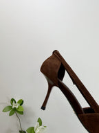 PRA 26SS Pumps 75 Dark Brown Suede 592351