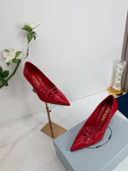 PRA 26SS High Heels Pumps 75 Red Patent Leather 592354