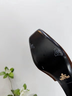 PRA 26SS Slingback 85 Dark Brown Suede 592366