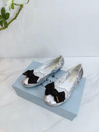 PRA 26SS Ballet Flat Sliver Metallic Sheepskin 592394
