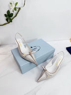 PRA 26SS Slingback 55 Ivory Beige Cowhide 592403