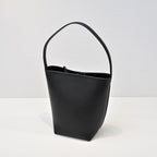 The Row N/S Park Tote 30cm Black Leather