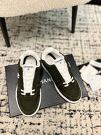 cc sneaker black velvet suede