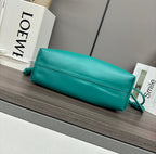 Loewe Flamenco Purse 30 Turquoise Blue Lambskin Ghw