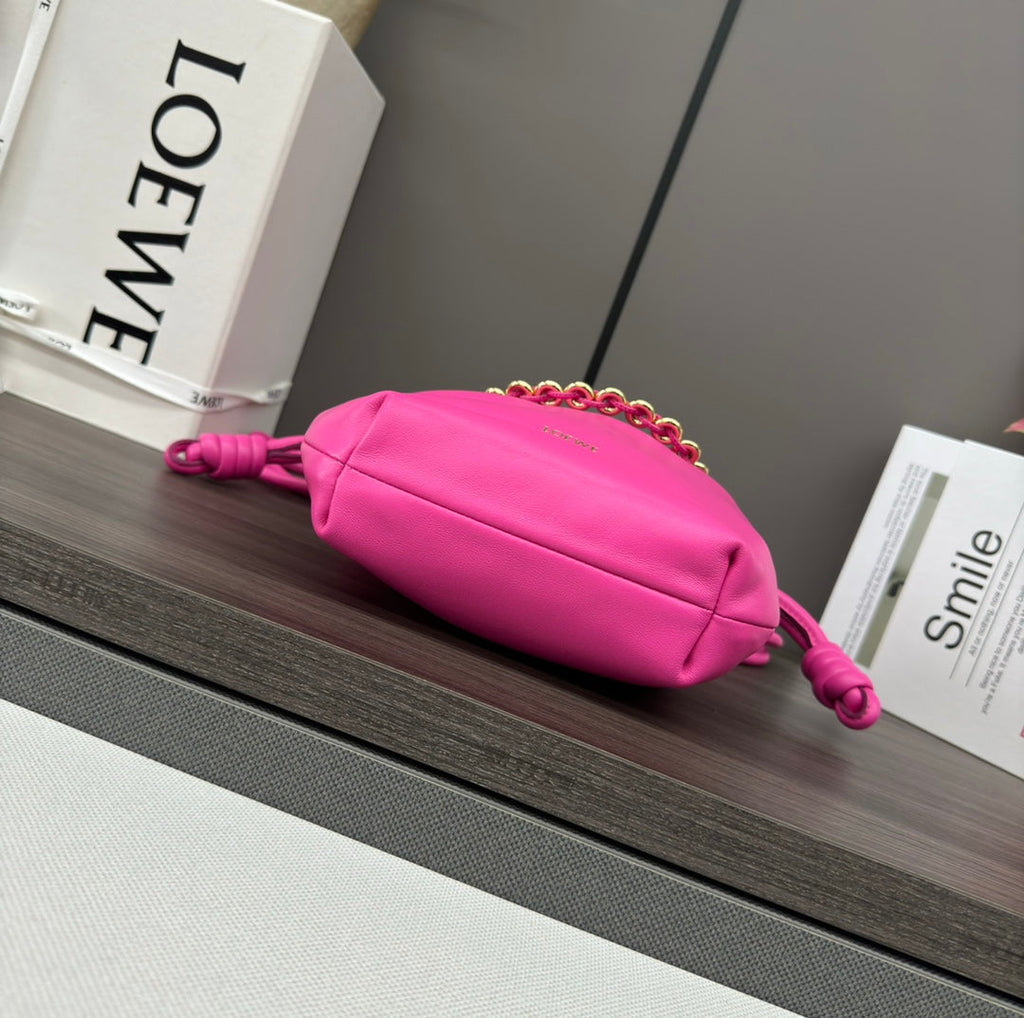Loewe Flamenco Purse 23 Pink Lambskin Ghw