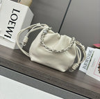 Loewe Flamenco Purse 23 White Lambskin Shw