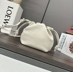Loewe Flamenco Purse 23 White Lambskin Shw