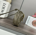 Loewe Flamenco Purse 23 Olive Lambskin Ghw