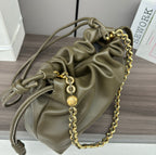 Loewe Flamenco Purse 30 Olive Lambskin Ghw