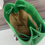 Loewe Small Pebble Hobo Green Smooth Calfskin