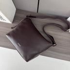 Loewe Small Cubi Crossbody Bag Chocolate Smooth Calfskin