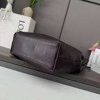 Loewe Pebble Hobo Chocolate Smooth Calfskin