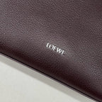 Loewe Pebble Hobo Chocolate Smooth Calfskin