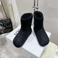 Loewe Lago Boots Black Suede 435627