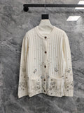 Gucci Cardigan Cream Wool Cashmere 289092