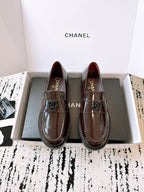 CC Moccasins 45mm In Burgundy Glossy Lambskin 144629