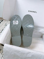 CC Moccasins 25mm In Grey Lambskin 144651