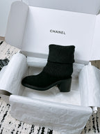 CC Ankle Boots 70MM In Black Suede 144562