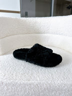 CC 25s Slippers 50mm Black Wool 433606