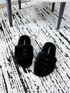 CC 25s Slippers 50mm Black Wool 433606