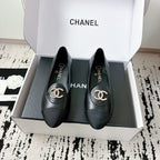 CC SS 2026 Pre Moccasin Black Calfskin 628282
