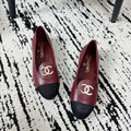 CC SS 2026 Pre Moccasin Black Burgundy Calfskin 628307