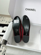 CC SS 2026 Pre Moccasin Black Burgundy Calfskin 628307