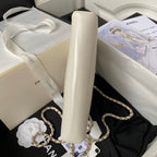 cc 24s31 nano shopping bag 17.5cm cream lambskin gold hardware