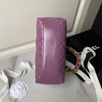 24a hobo bag 23cm violet calfskin gold hardware