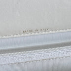 CC 24B Trendy Bag 18.5cm White Lambskin Gold Hardware