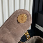 CC 25C Hobo Bag 40cm Rosy Brown Suede
