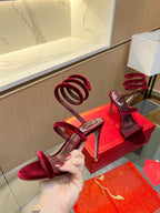 RC Sandals Red 0rigin@l Velvet Sheepskin 341989