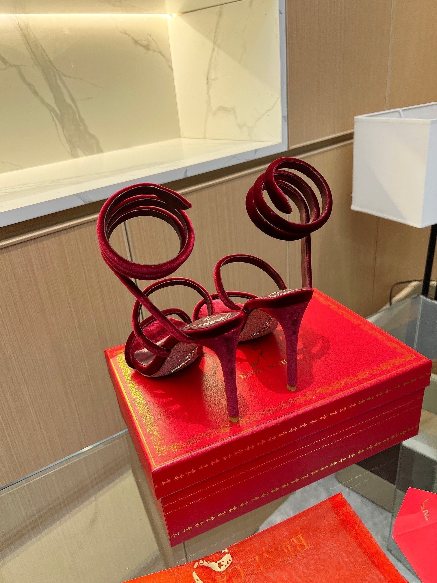 RC Sandals Red 0rigin@l Velvet Sheepskin 341989