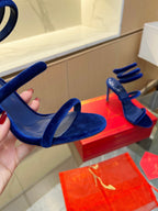 RC Sandals Navy Blue 0rigin@l Velvet Sheepskin 341990