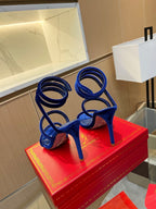 RC Sandals Navy Blue 0rigin@l Velvet Sheepskin 341990