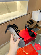 RC Sandals Black 0rigin@l Velvet Sheepskin 341992