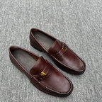 LV LOAFER IN DEEP BROWN CALFSKIN