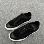 HM Men's Get Sneaker Black Suede Calfskin 336083