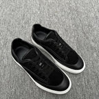 HM Men's Get Sneaker Black Suede Calfskin 336083
