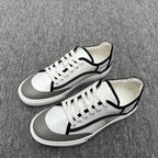 HM Men's Get Sneaker White Grey Calfskin 336084