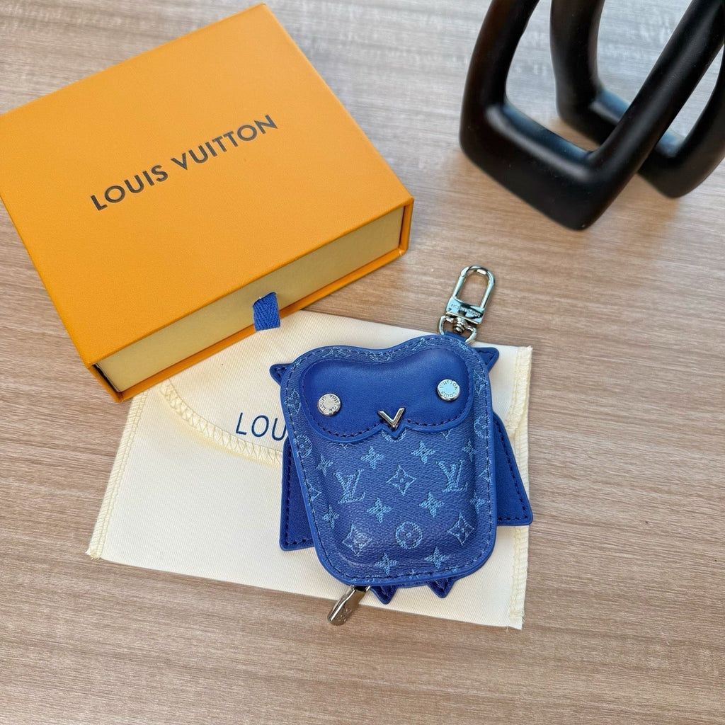 LV Owl Charm Canvas