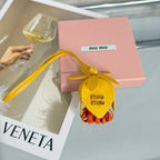 Miu Miu Trick Calfskin Bag Charm